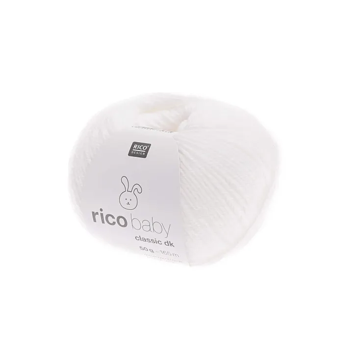 Rico Design Laine Baby Classic DK 50 g Blanc