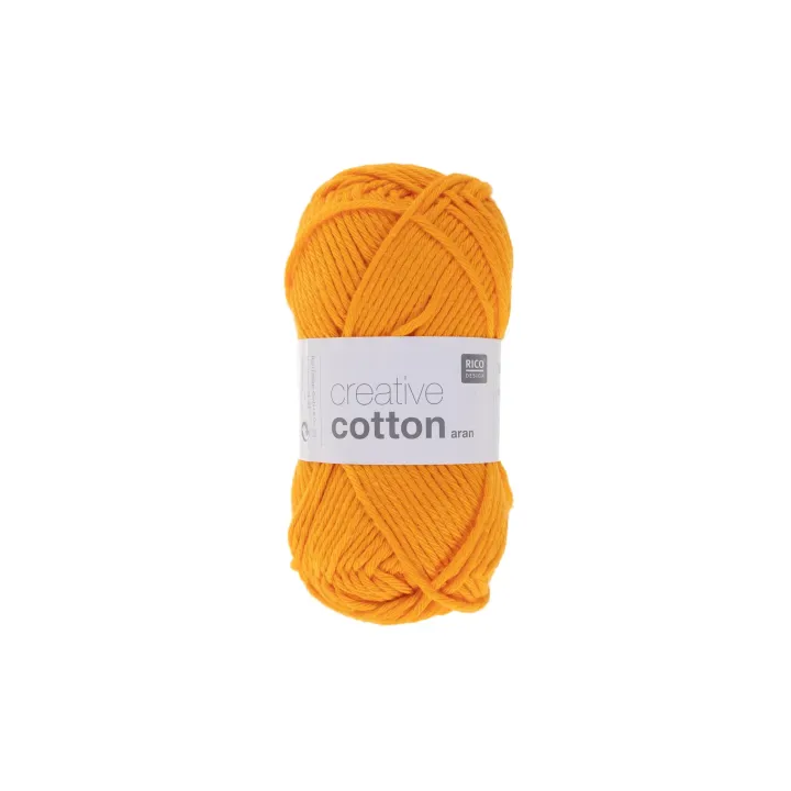 Rico Design Laine Creative Cotton Aran 50 g Orange clair