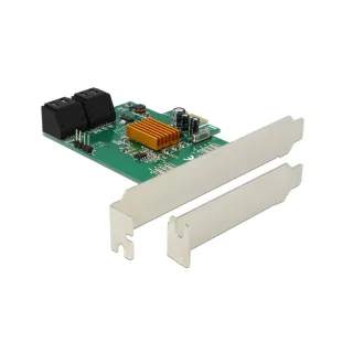 Delock Contrôleur SATA PCI-Ex1- 4x SATA Marvell 88SE9215 Jeu de puces