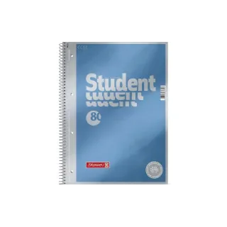 Brunnen Bloc-notes de collège Premium Student A4, point, 80 feuilles