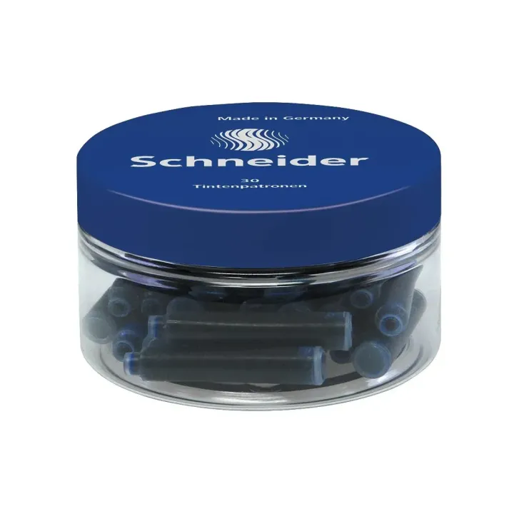 Schneider Cartouche d’encre 30 pièces, bleu