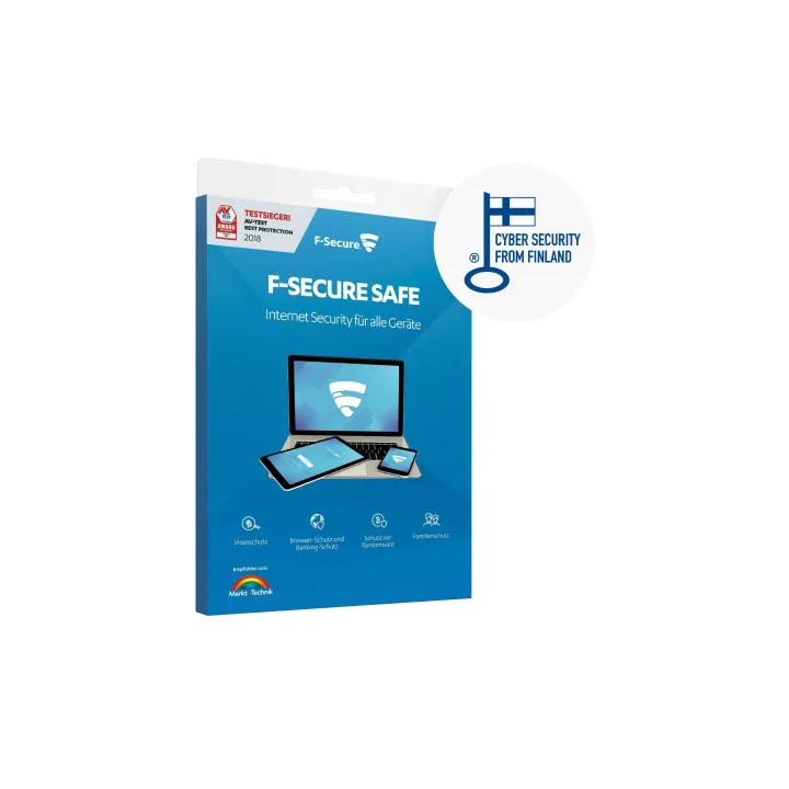 F-Secure SAFE Boîte, Version complète, 5 appareils, 1 an