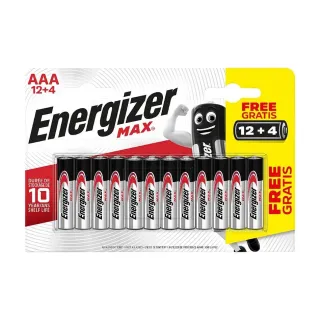 Energizer Pile Max AAA 12+4 pièces