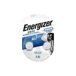 Energizer Pile bouton CR 2025 Ultimate Lithium 2 pièces