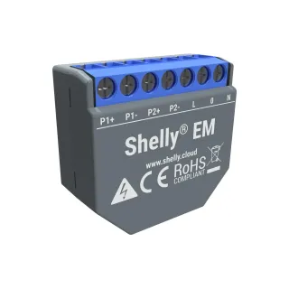 Shelly EM WiFi-Energy Meter inkl. 50 A Stromwandlerklemme