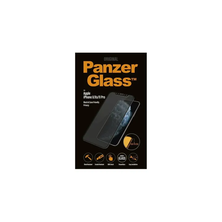 Panzerglass Protection d’écran Case Friendly Privacy iPhone X-XS-11 Pro