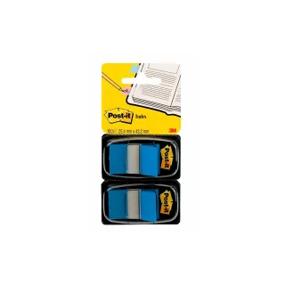 Post-it Marque-page Post-it Index 680-B2 Bleu, 2 Pièce-s