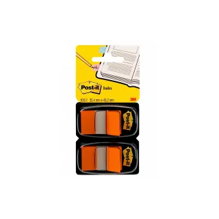 Post-it Marque-page Post-it Index 680-B2 Orange, 2 pièces