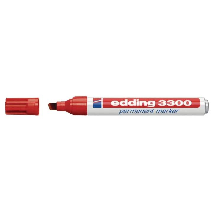 edding Marqueur indélébile 3300 Rouge