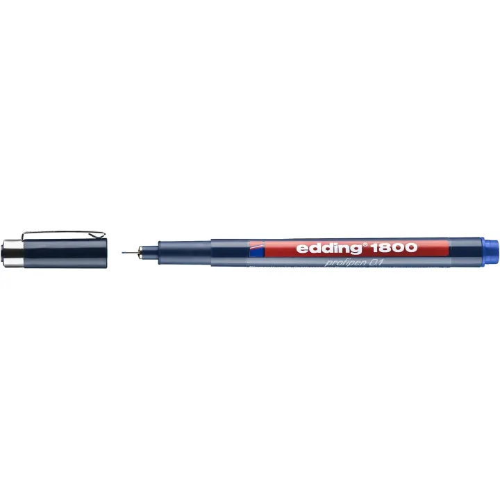 edding Profipen 1800 0.1, 0.25 mm, Bleu