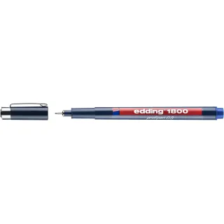 edding Profipen 1800 0.35 mm, Bleu