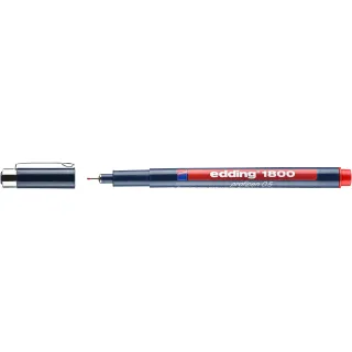 edding Profipen 1800 0.5 mm, Rouge