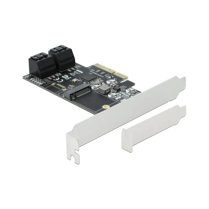 Delock Contrôleur SATA 4Port SATA & 1Port M.2 SATA PCI-Express-x4