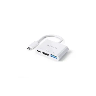 PureLink Adaptateur multiport IS270 USB-C - HDMI & USB-A3.1, blanc