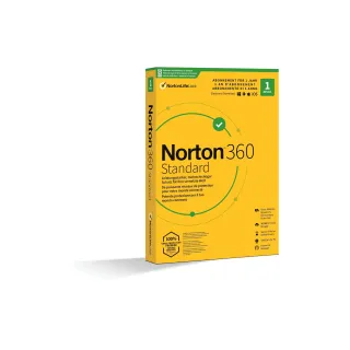 Norton Norton 360 Standard Boîte, 1 appareil, 1 an, 10 GB de stockage en nuage