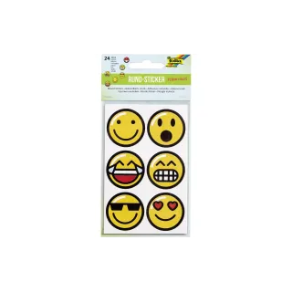 Folia Autocollant à motif Emojis 4 feuilles