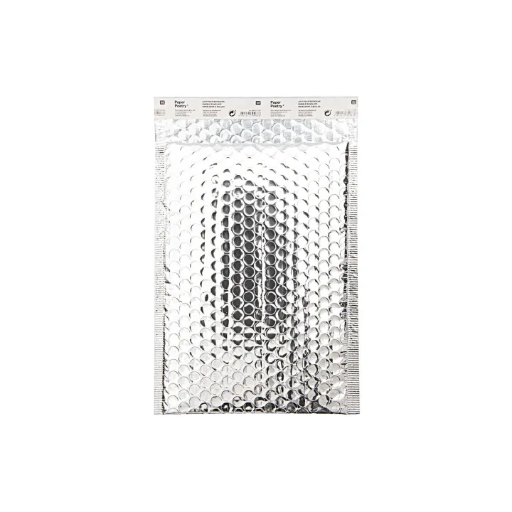 Rico Design Enveloppe DIN B5 Argent, 1 pièce