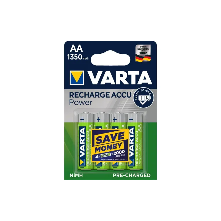 Varta Batterie 4x AA 1350 mAh 1350 mAh