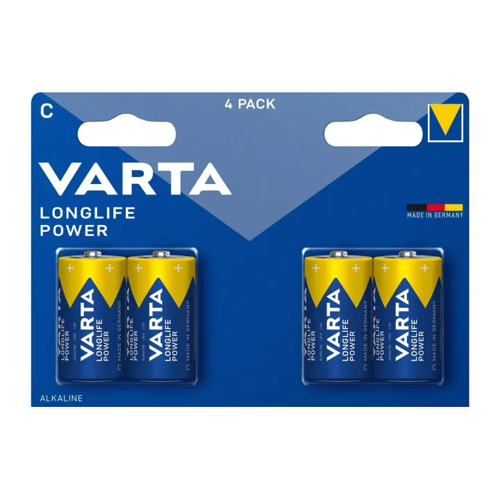 Varta Pile Longlife Power C 4 Pièce-s