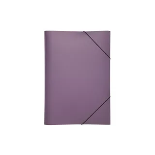 Pagna Portfolio à ruban élastique A4 PP violet