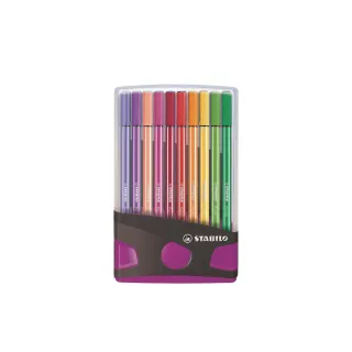 STABILO Fineliner Pen 68 Colorparade Boîte violette