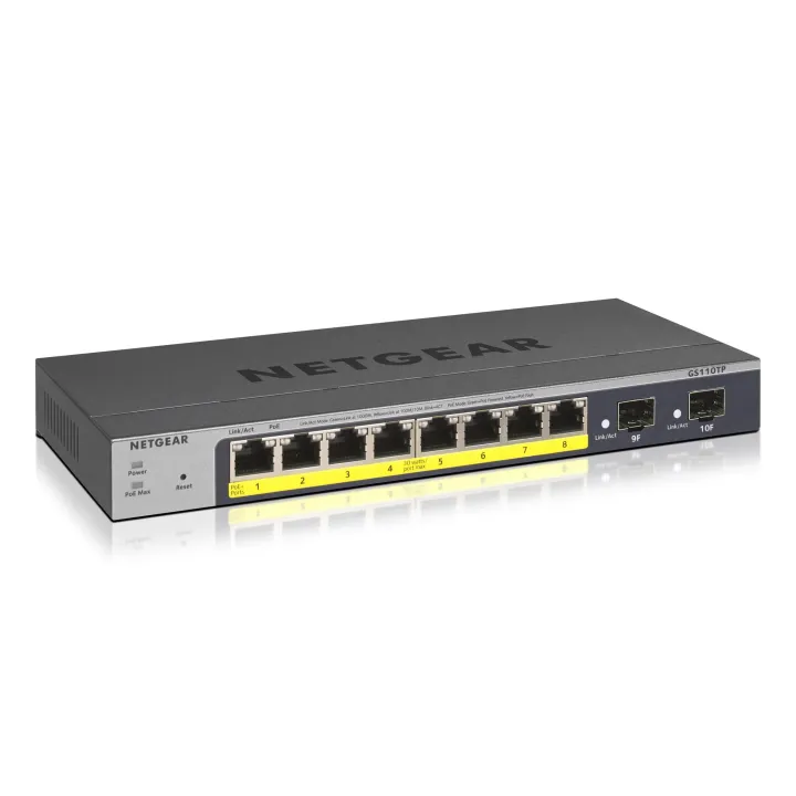 Netgear PoE+ Switch GS110TPv3 8 Port