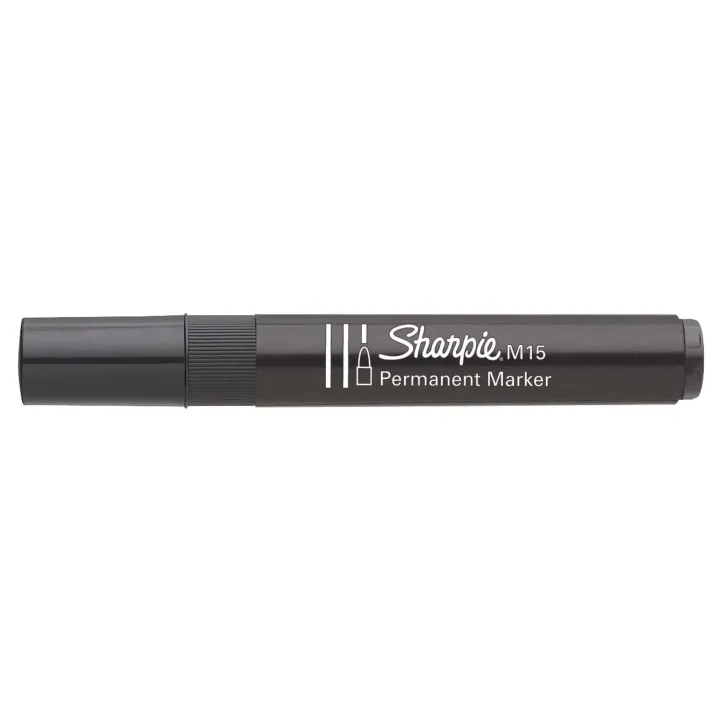 Sharpie Marqueur indélébile M15, 2.0 mm, Noir