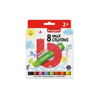 Bruynzeel Crayon gras de couleur Lot de 8, multicolore