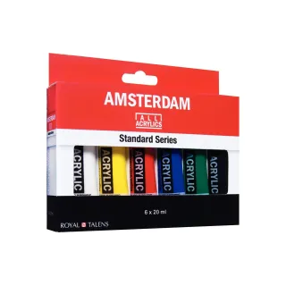 Amsterdam Peinture acrylique Standard Serie Introset 1, 6 x 20 ml