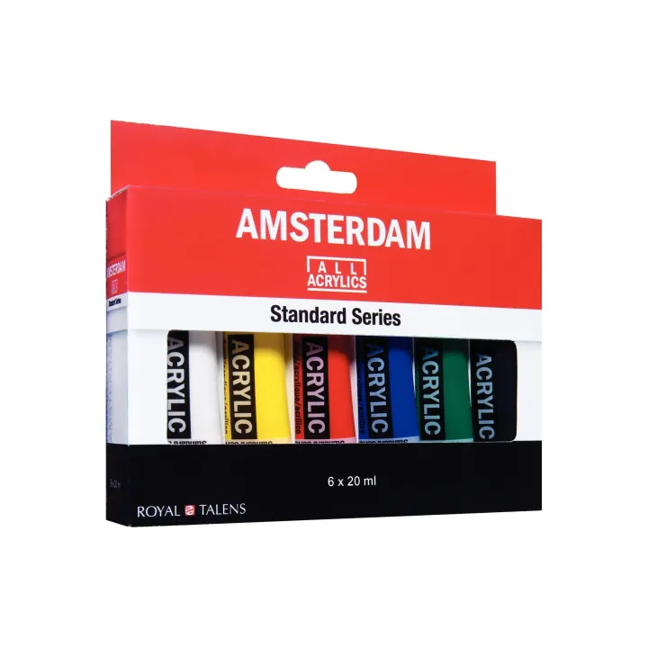 Amsterdam Peinture acrylique Standard Serie Introset 1, 6 x 20 ml