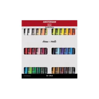 Amsterdam Peinture acrylique Standard Serie Set 36 x 20 ml