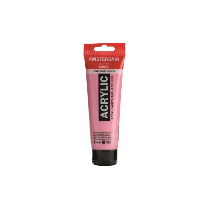 Amsterdam Peinture acrylique Standard 385 Rose chinacridone opaque, 120 ml