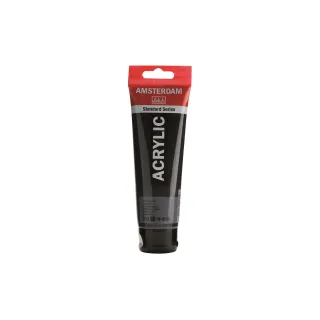 Amsterdam Peinture acrylique Standard 702 Noir lampe opaque, 120 ml