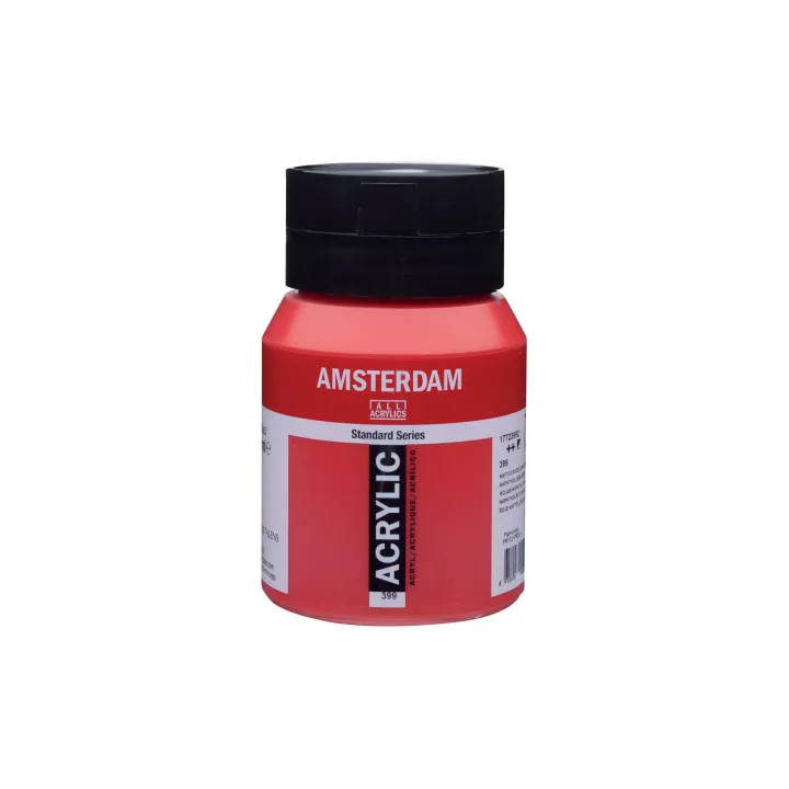 Amsterdam Peinture acrylique Standard 399 Rouge naphtol semi-opaque, 500 ml