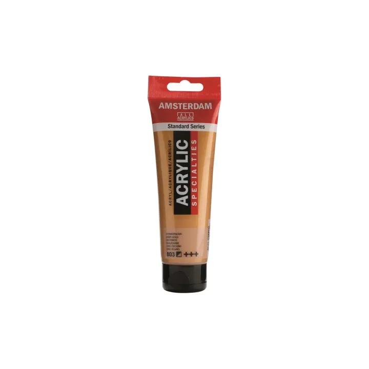 Amsterdam Peinture acrylique Standard 803 Peinture or semi-couvrante, 120 ml