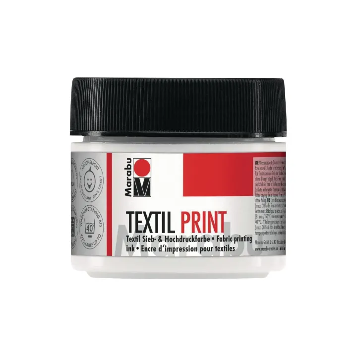 Marabu Peinture pour textile Texil Print 100 ml Blanc