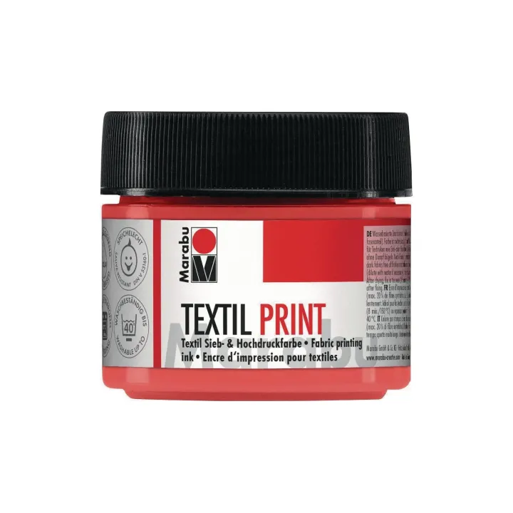 Marabu Peinture pour textile Texil Print 100 ml Rouge