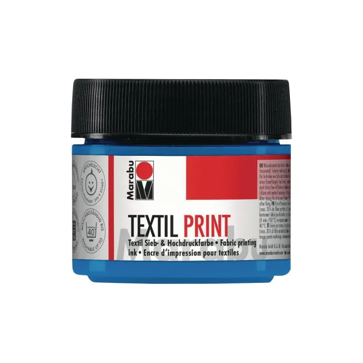 Marabu Peinture pour textile Texil Print 100 ml Cyan