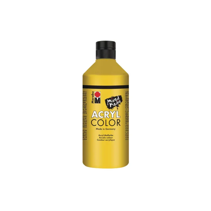 Marabu Peinture acrylique Acryl Color 500 ml Jaune