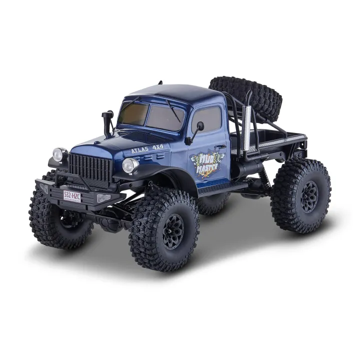 RocHobby Scale Crawler Atlas Mud Master 4WD Bleu, ARTR, 1:10