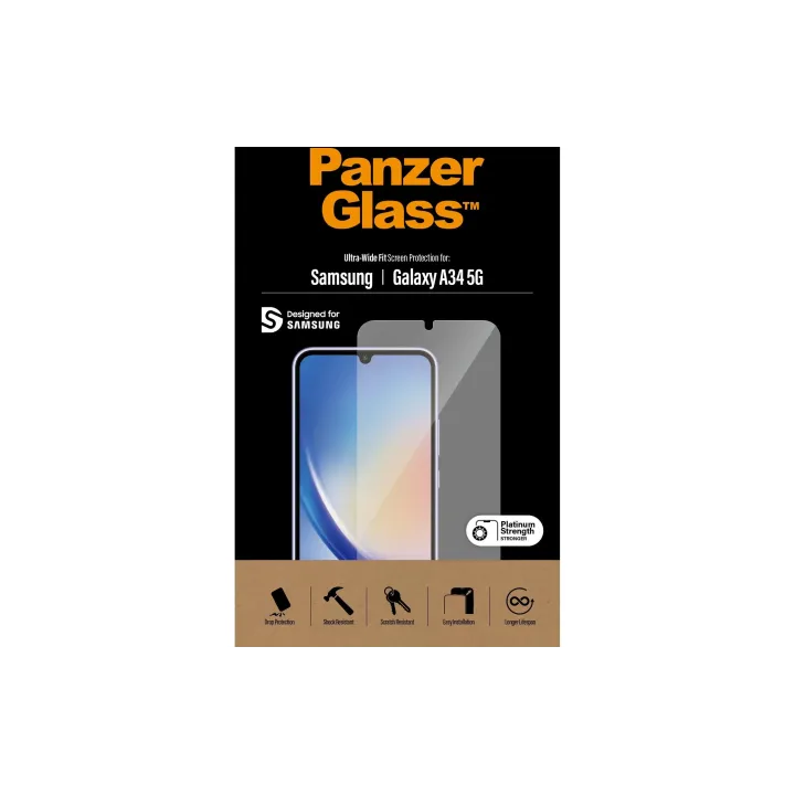 Panzerglass Protection d’écran Ultra Wide Fit Galaxy A34 5G