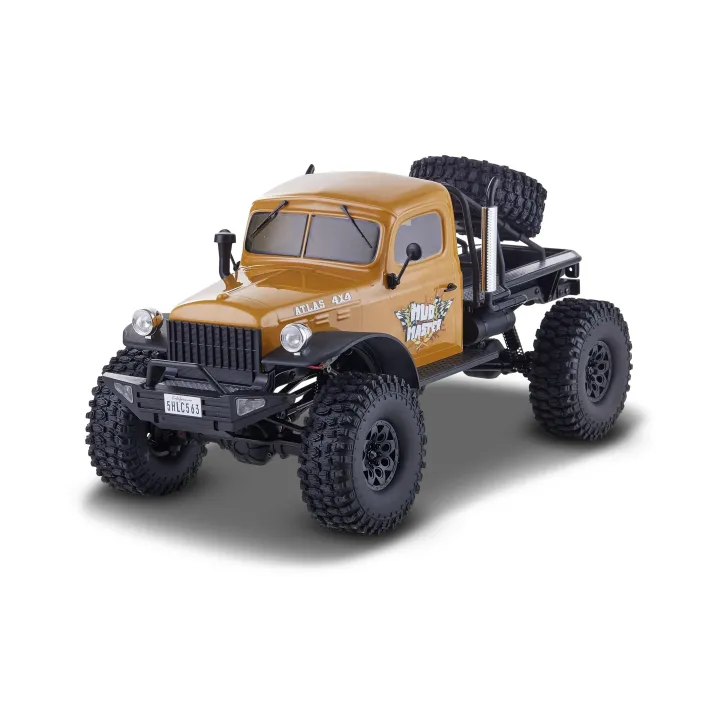 RocHobby Scale Crawler Atlas Mud Master 4WD Jaune, ARTR, 1:10