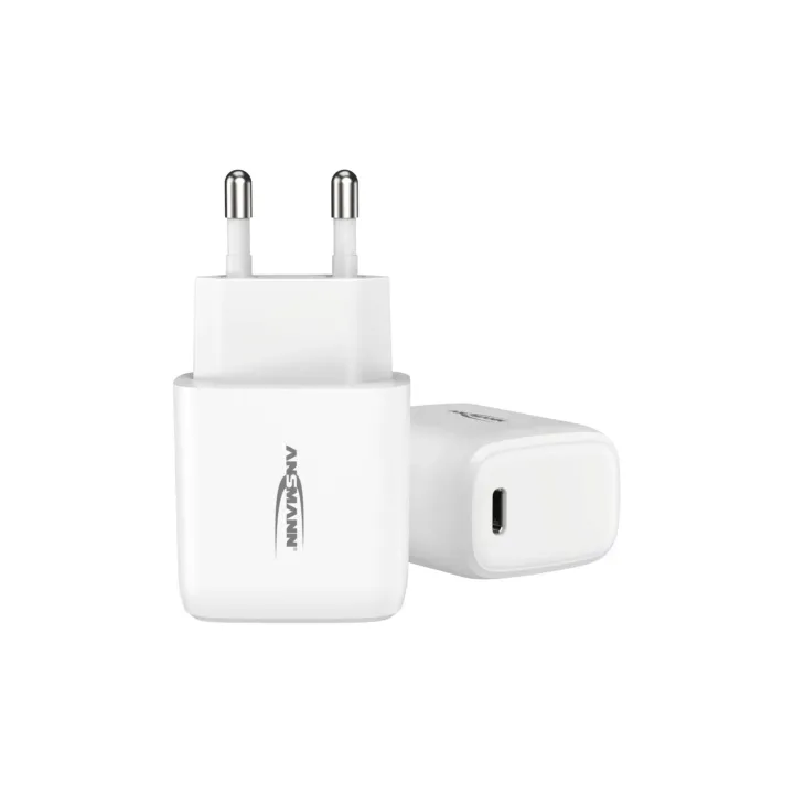 Ansmann Chargeur mural USB Home Charger HC120PD, 20 W, blanc