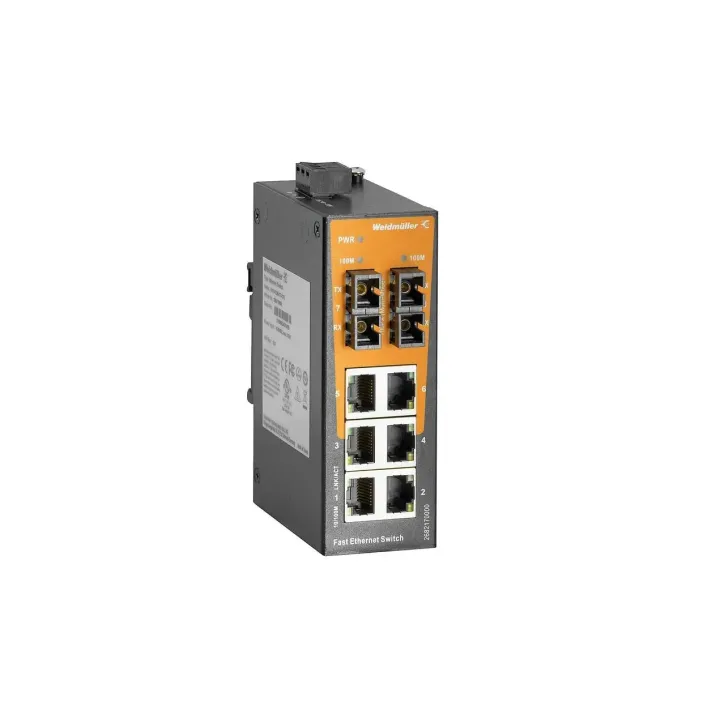 Weidmüller Switch sur rail RJ45 6 Port avec 2x SC-multimode