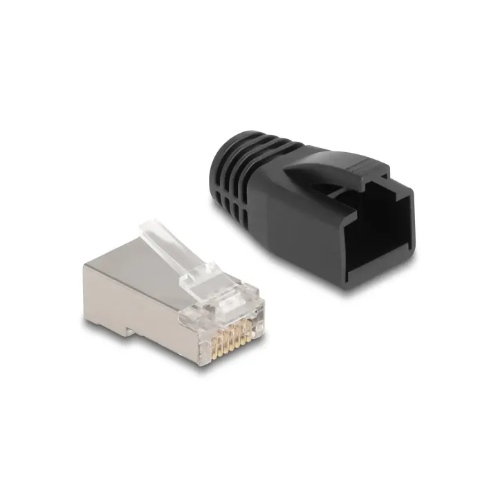 Delock Connecteur RJ50, S-FTP, Cat.5e 25 Pièce-s, Noir