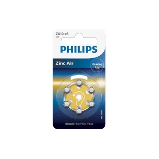 Philips Pile bouton Pile auditive ZA10 1 Pièce-s