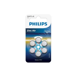 Philips Pile bouton Pile pour appareil auditif ZA675 1 Pièce-s