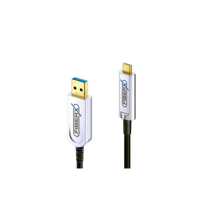FiberX Câble USB 3.1 FX-I630 AOC USB A - USB C 12 m