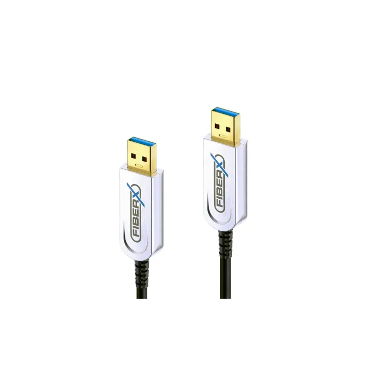 FiberX Câble USB 3.1 FX-I640 AOC USB A - USB A 7.5 m