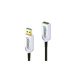FiberX Câble de prolongation USB 3.1 FX-I650 AOC USB A - USB A 5 m